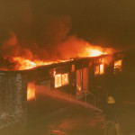 Launceston Youth Club Fire, September 8th, 1983. Photo courtesy of Gary Chapman. Launceston Youth Club Fire, September 8th, 1983. Photo courtesy of Gary Chapman.
