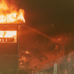 Launceston Youth Club Fire, September 8th, 1983. Photo courtesy of Gary Chapman. Launceston Youth Club Fire, September 8th, 1983. Photo courtesy of Gary Chapman.