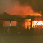 Launceston Youth Club Fire, September 8th, 1983. Photo courtesy of Gary Chapman. Launceston Youth Club Fire, September 8th, 1983. Photo courtesy of Gary Chapman.