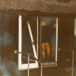 Launceston Youth Club Fire, September 8th, 1983. Photo courtesy of Gary Chapman. Launceston Youth Club Fire, September 8th, 1983. Photo courtesy of Gary Chapman.