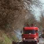 Hedge Fire on the A388 at Treburley, 1983. Photo courtesy of Gary Chapman. Hedge Fire on the A388 at Treburley, 1983. Photo courtesy of Gary Chapman.