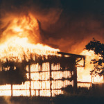 Launceston College Fire, July 30th, 1984. Launceston College Fire, July 30th, 1984.