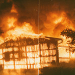 Launceston College Fire, July 30th, 1984. Launceston College Fire, July 30th, 1984.