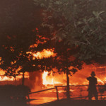 Launceston College Fire, July 30th, 1984. Launceston College Fire, July 30th, 1984.