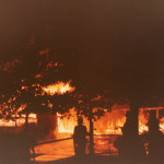 Launceston College Fire, July 30th, 1984. Launceston College Fire, July 30th, 1984.