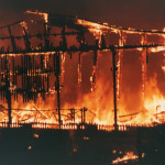 Launceston College Fire, July 30th, 1984. Launceston College Fire, July 30th, 1984.