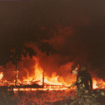 Launceston College Fire, July 30th, 1984. Launceston College Fire, July 30th, 1984.