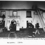 Ashwater Manor Inn Fire, December 14th, 1990. Photo courtesy of Gary Chapman. Ashwater Manor Inn Fire, December 14th, 1990. Photo courtesy of Gary Chapman.