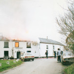 Ashwater Manor Inn Fire, December 14th, 1990. Photo courtesy of Gary Chapman. Ashwater Manor Inn Fire, December 14th, 1990. Photo courtesy of Gary Chapman.