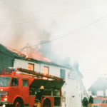 Ashwater Manor Inn Fire, December 14th, 1990. Photo courtesy of Gary Chapman. Ashwater Manor Inn Fire, December 14th, 1990. Photo courtesy of Gary Chapman.