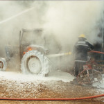 North Hill Barn Fire, August 7th, 1993. Photo courtesy of Gary Chapman. North Hill Barn Fire, August 7th, 1993. Photo courtesy of Gary Chapman.