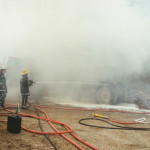 North Hill Barn Fire, August 7th, 1993. Photo courtesy of Gary Chapman. North Hill Barn Fire, August 7th, 1993. Photo courtesy of Gary Chapman.