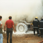 North Hill Barn Fire, August 7th, 1993. Photo courtesy of Gary Chapman. North Hill Barn Fire, August 7th, 1993. Photo courtesy of Gary Chapman.
