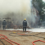 North Hill Barn Fire, August 7th, 1993. Photo courtesy of Gary Chapman. North Hill Barn Fire, August 7th, 1993. Photo courtesy of Gary Chapman.