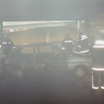 Car Fire in the Multi Storey Car Park, September 14th, 1994. Photo courtesy of Gary Chapman. Car Fire in the Multi Storey Car Park, September 14th, 1994. Photo courtesy of Gary Chapman.