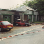 Tavistock Road Garage Fire, May 21st, 1993. Photo courtesy of Gary Chapman. Tavistock Road Garage Fire, May 21st, 1993. Photo courtesy of Gary Chapman.