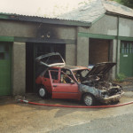 Tavistock Road Garage Fire, May 21st, 1993. Photo courtesy of Gary Chapman. Tavistock Road Garage Fire, May 21st, 1993. Photo courtesy of Gary Chapman.