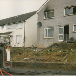 Lanstephan House Fire, February 7th, 1997. Photo courtesy of Gary Chapman. Lanstephan House Fire, February 7th, 1997. Photo courtesy of Gary Chapman.