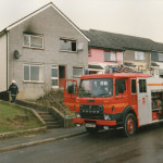 Lanstephan House Fire, February 7th, 1997. Photo courtesy of Gary Chapman. Lanstephan House Fire, February 7th, 1997. Photo courtesy of Gary Chapman.