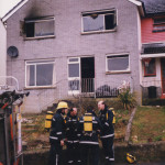 Lanstephan House Fire, February 7th, 1997. Photo courtesy of Gary Chapman. Lanstephan House Fire, February 7th, 1997. Photo courtesy of Gary Chapman.