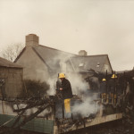 Broadwoodwidger Fire, February 4th, 1990. Photo courtesy of Gary Chapman. Broadwoodwidger Fire, February 4th, 1990. Photo courtesy of Gary Chapman.