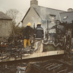 Broadwoodwidger Fire, February 4th, 1990. Photo courtesy of Gary Chapman. Broadwoodwidger Fire, February 4th, 1990. Photo courtesy of Gary Chapman.