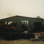 Trebursye Barn Fire, August 3rd, 1990. Photo courtesy of Gary Chapman. Trebursye Barn Fire, August 3rd, 1990. Photo courtesy of Gary Chapman.