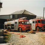 Trebursye Barn Fire, August 3rd, 1990. Photo courtesy of Gary Chapman. Trebursye Barn Fire, August 3rd, 1990. Photo courtesy of Gary Chapman.