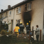 Tresmeer House Fire, November 17th, 1990. Photo courtesy of Gary Chapman. Tresmeer House Fire, November 17th, 1990. Photo courtesy of Gary Chapman.