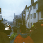Spry's Garage Fire, February 14th, 1992. Photo courtesy of Gary Chapman. Spry's Garage Fire, February 14th, 1992. Photo courtesy of Gary Chapman.