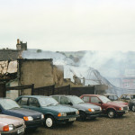 Spry's Garage Fire, February 14th, 1992. Photo courtesy of Gary Chapman. Spry's Garage Fire, February 14th, 1992. Photo courtesy of Gary Chapman.