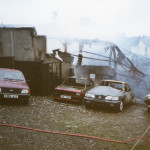 Spry's Garage Fire, February 14th, 1992. Photo courtesy of Gary Chapman. Spry's Garage Fire, February 14th, 1992. Photo courtesy of Gary Chapman.