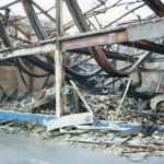 Spry's Garage Fire, February 14th, 1992. Photo courtesy of Gary Chapman. Spry's Garage Fire, February 14th, 1992. Photo courtesy of Gary Chapman.