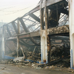 Spry's Garage Fire, February 14th, 1992. Photo courtesy of Gary Chapman. Spry's Garage Fire, February 14th, 1992. Photo courtesy of Gary Chapman.