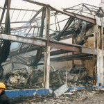 Spry's Garage Fire, February 14th, 1992. Photo courtesy of Gary Chapman. Spry's Garage Fire, February 14th, 1992. Photo courtesy of Gary Chapman.