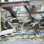 Spry's Garage Fire, February 14th, 1992. Photo courtesy of Gary Chapman. Spry's Garage Fire, February 14th, 1992. Photo courtesy of Gary Chapman.