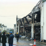 Spry's Garage Fire, February 14th, 1992. Photo courtesy of Gary Chapman. Spry's Garage Fire, February 14th, 1992. Photo courtesy of Gary Chapman.