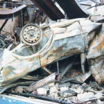 Spry's Garage Fire, February 14th, 1992. Photo courtesy of Gary Chapman. Spry's Garage Fire, February 14th, 1992. Photo courtesy of Gary Chapman.