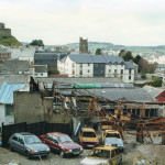 Spry's Garage Fire, February 14th, 1992. Photo courtesy of Gary Chapman.
