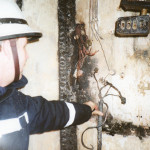 Spry's Garage Fire, February 14th, 1992. Photo courtesy of Gary Chapman. Spry's Garage Fire, February 14th, 1992. Photo courtesy of Gary Chapman.