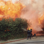 Pallet Fire, September 6th, 1993. Photo courtesy of Gary Chapman. Pallet Fire, September 6th, 1993. Photo courtesy of Gary Chapman.