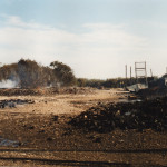 Pallet Fire, September 6th, 1993. Photo courtesy of Gary Chapman. Pallet Fire, September 6th, 1993. Photo courtesy of Gary Chapman.