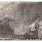 Pallet Fire, September 6th, 1993. Photo courtesy of Gary Chapman. Pallet Fire, September 6th, 1993. Photo courtesy of Gary Chapman.n.