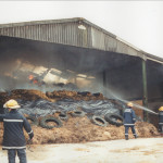 Shed Fire at Neathwood Farm, Broadwood, August 20th, 1994. Photo courtesy of Gary Chapman. Shed Fire at Neathwood Farm, Broadwood, August 20th, 1994. Photo courtesy of Gary Chapman.