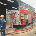 Shed Fire at Neathwood Farm, Broadwood, August 20th, 1994. Photo courtesy of Gary Chapman. Shed Fire at Neathwood Farm, Broadwood, August 20th, 1994. Photo courtesy of Gary Chapman.