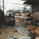 Shed Fire at Neathwood Farm, Broadwood, August 20th, 1994. Photo courtesy of Gary Chapman. Shed Fire at Neathwood Farm, Broadwood, August 20th, 1994. Photo courtesy of Gary Chapman.