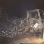 Arson Attack at Jaspers, October 10th, 1994. Photo courtesy of Gary Chapman. Arson Attack at Jaspers, October 10th, 1994. Photo courtesy of Gary Chapman.