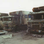 Arson Attack at Jaspers, October 10th, 1994. Photo courtesy of Gary Chapman. Arson Attack at Jaspers, October 10th, 1994. Photo courtesy of Gary Chapman.