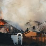 Hambly's Fire, Dunheved Ironworks, Tredydan Road, January 20th, 1998. Photo courtesy of Gary Chapman. Hambly's Fire, Dunheved Ironworks, Tredydan Road, January 20th, 1998. Photo courtesy of Gary Chapman.