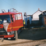 House Fire at North Petherwin, August 15th, 1998. Photo courtesy of Gary Chapman. House Fire at North Petherwin, August 15th, 1998. Photo courtesy of Gary Chapman.